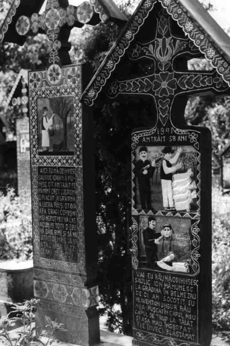... Each tomb stone tells a little bit about the person who is buried there, ...
