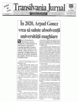 from Transilvania Jurnal, Editia de Cluj 17 Oct 1998